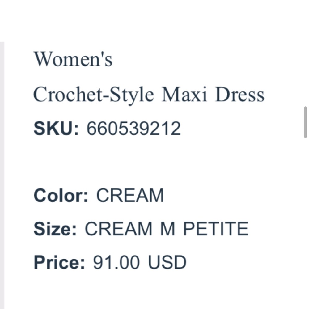 Abercrombie Crochet Maxi Dress - Picture 5 of 5